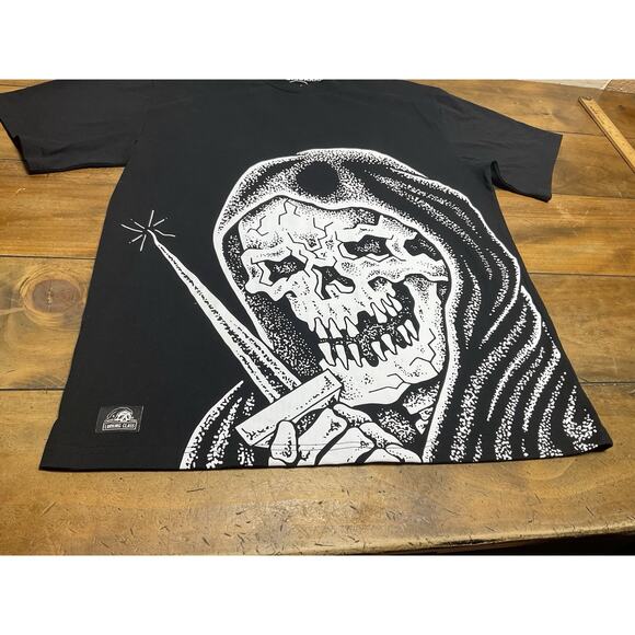 Lurking Class by Sketchy Tank Stay Sharp Graphic Black T-Shirt Large - Picture 5 of 10